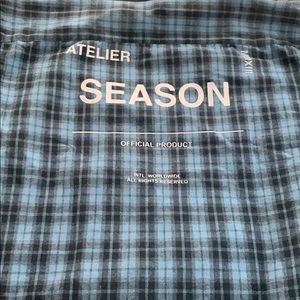 Men’s flannel plaid shirt